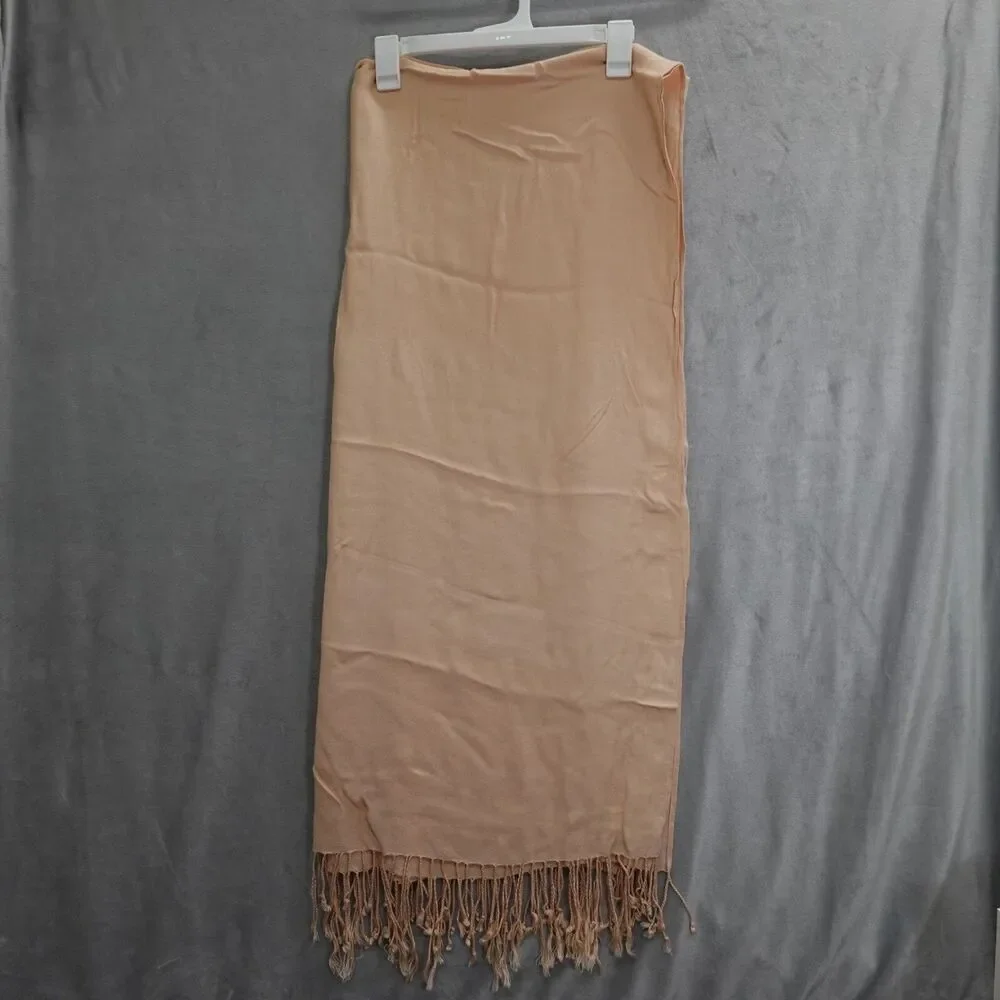 Bijoux Terner Scarf Women’s Shawl Wrap Pseudo Pashmina Fringe Soft Luxury Feel